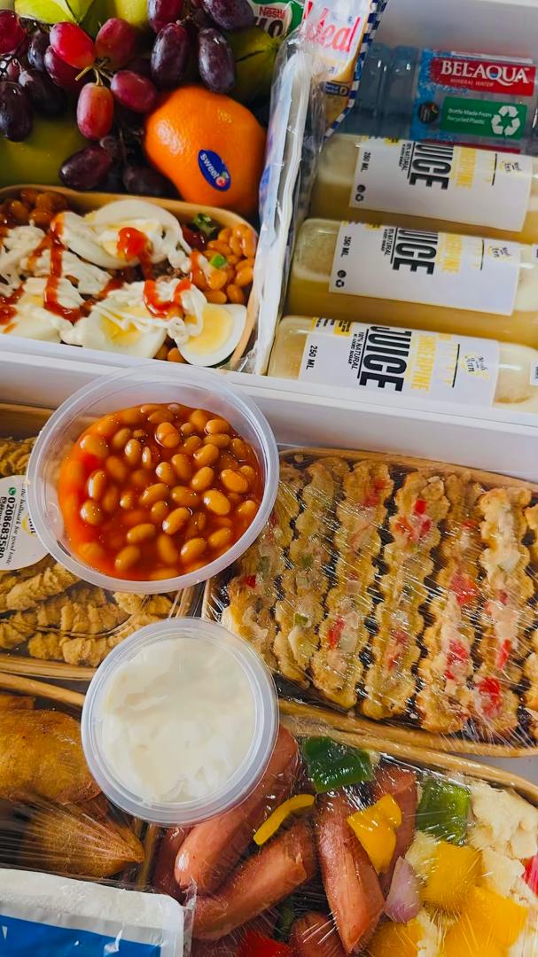 Curated breakfast food basket